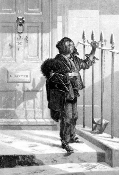Chimney Sweep on the Morning Call, 1853 by English School